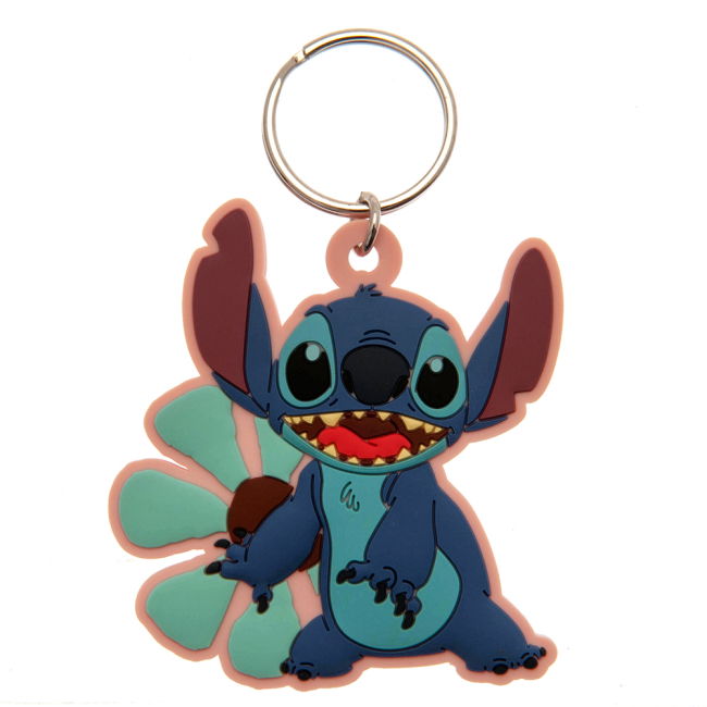 Lilo & Stitch Flower PVC Keyring
