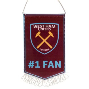 West Ham United FC Mini Pennant No. 1 Fan