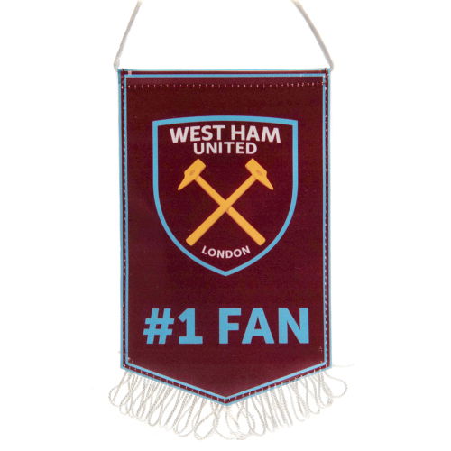 West Ham United FC No.1 Fan Mini Pennant