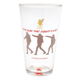 Liverpool FC I'm So Glad Pint Glass