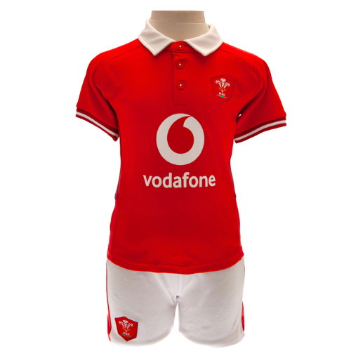 Wales RU Shirt & Short Set 9/12 mths SP  Wales RU Shirt & Short Set 9/12 mths SP