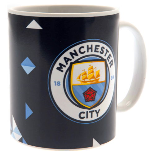 Manchester City FC Particle Mug  Manchester City FC Particle Mug