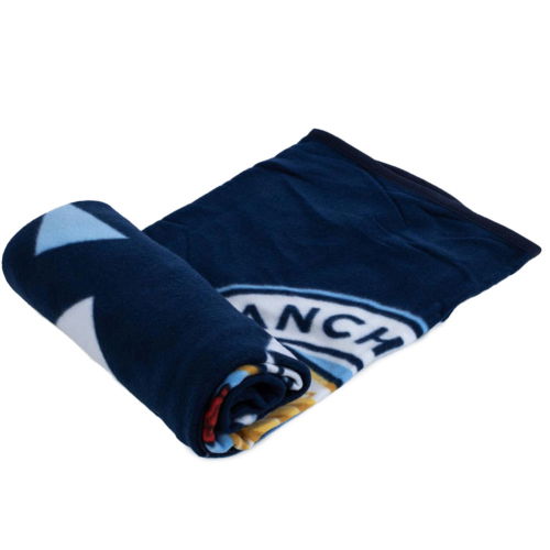 Manchester City FC Particle Fleece Blanket  Manchester City FC Particle Fleece Blanket
