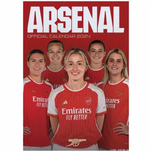 Arsenal WFC A3 Calendar 2024