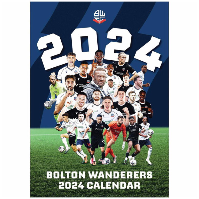 Bolton Wanderers FC A3 Calendar 2024