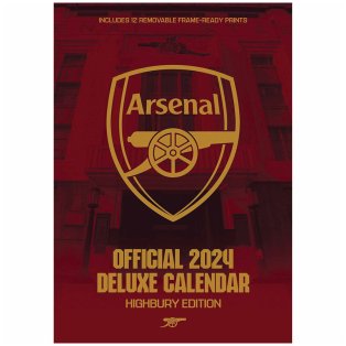 Arsenal FC Deluxe Calendar 2024