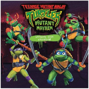 Teenage Mutant Ninja Turtles Square Calendar 2024