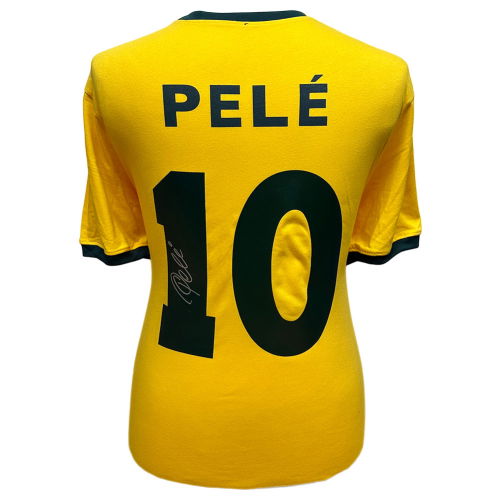 Brasil 1970 Pele Signed Shirt  Brasil 1970 Pele Signed Shirt