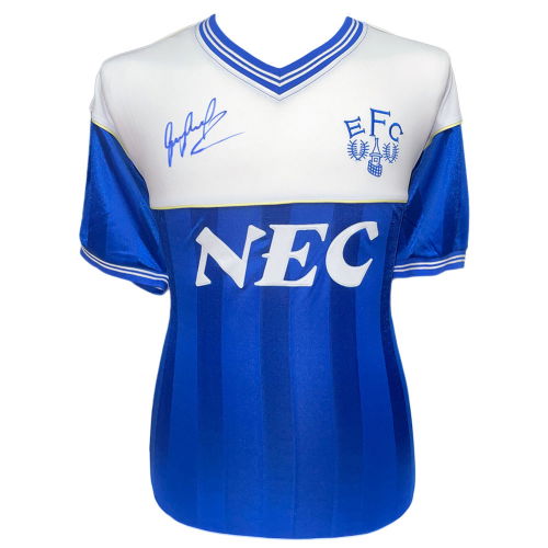 Everton FC 1986 Lineker Signed Shirt  Everton FC 1986 Lineker Signed Shirt