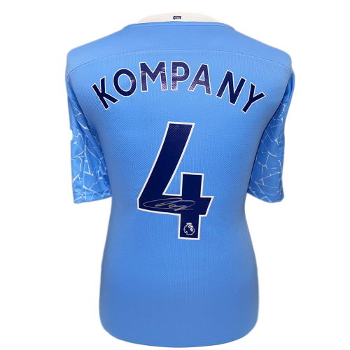 Manchester City FC Kompany Signed Shirt  Manchester City FC Kompany Signed Shirt