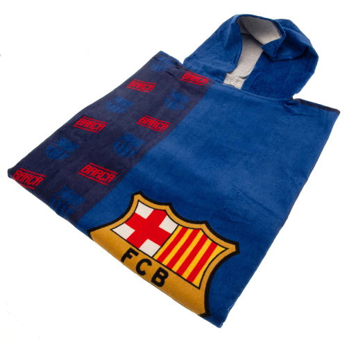 FC Barcelona Kids Hooded Poncho FC Barcelona Kids Hooded Poncho