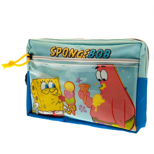 SpongeBob SquarePants Multi Pocket Pencil Case SpongeBob SquarePants Multi Pocket Pencil Case