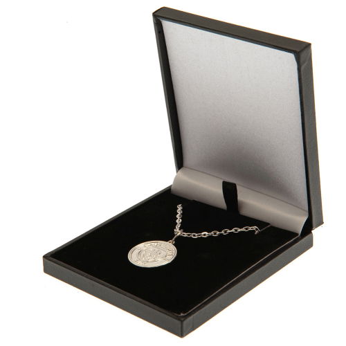 Manchester City FC Silver Plated Boxed Pendant  Manchester City FC Silver Plated Boxed Pendant