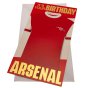Arsenal FC Birthday Card Retro
