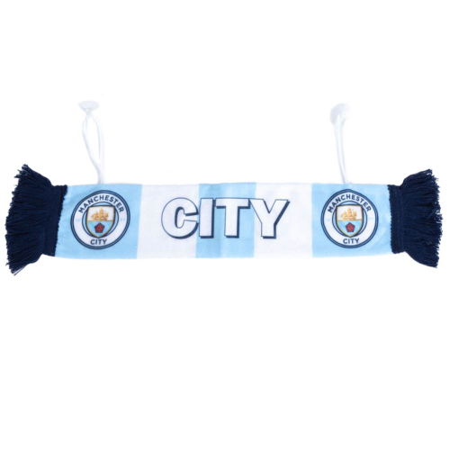 Manchester City FC Mini Car Bar Scarf  Manchester City FC Mini Car Bar Scarf