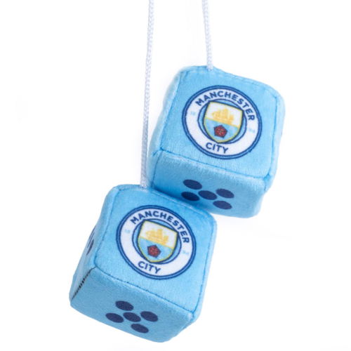 Manchester City FC Hanging Dice  Manchester City FC Hanging Dice