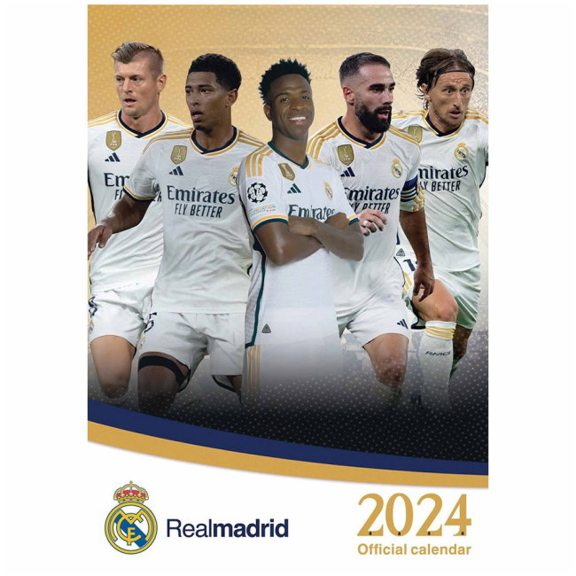 Real Madrid FC A3 Calendar 2024