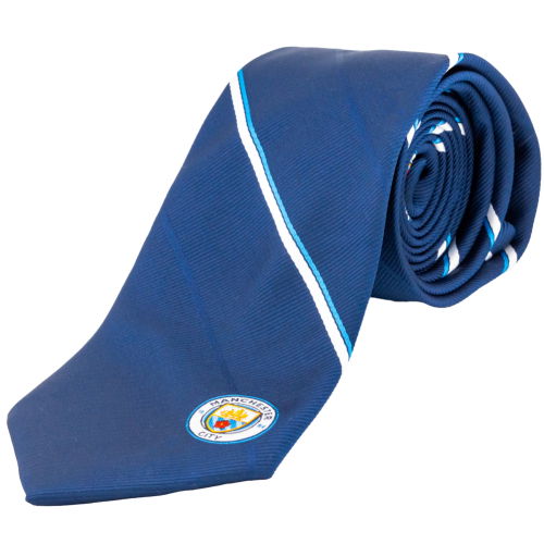 Manchester City FC Stripe Tie  Manchester City FC Stripe Tie