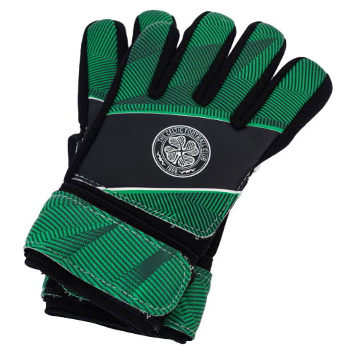 Celtic FC Fuse Goalkeeper Gloves Yths  Celtic FC Fuse Goalkeeper Gloves Yths