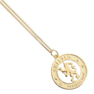 Chelsea FC 18ct Gold Plated on Silver Pendant & Chain [TM-05076 ...