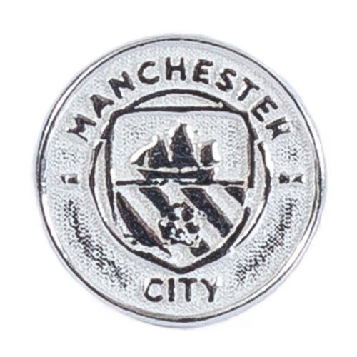 Manchester City FC Sterling Silver Stud Earring  Manchester City FC Sterling Silver Stud Earring