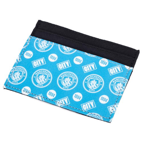 Manchester City FC Coloured Icon Card Holder  Manchester City FC Coloured Icon Card Holder