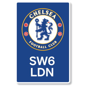 Chelsea FC Portrait LED Crest Sign