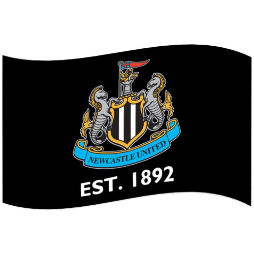 Newcastle United FC Established Flag