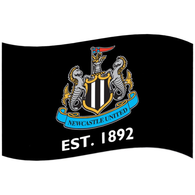 Newcastle United FC Established Flag