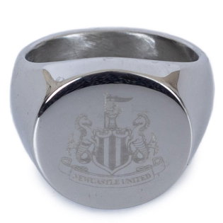 Newcastle United FC Round Signet Ring Medium [TM-06385] - Uksoccershop