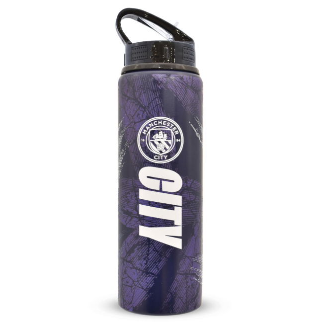 Manchester City FC HD Printed Aluminium Drinks Bottle