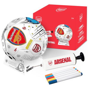 Arsenal FC 'Colour In' Mini Football Set