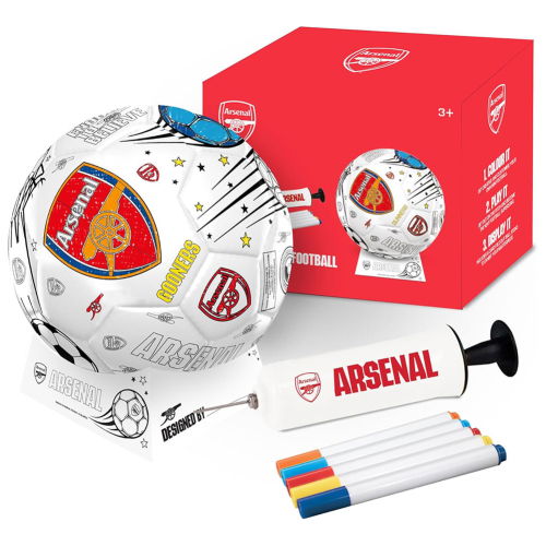 Arsenal FC 'Colour In' Mini Football Set