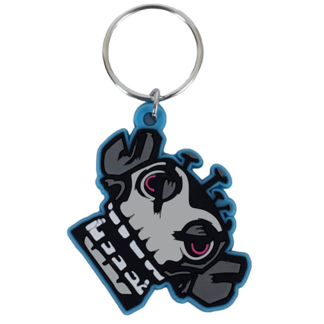 Arcane Monkey Bomb PVC Keyring