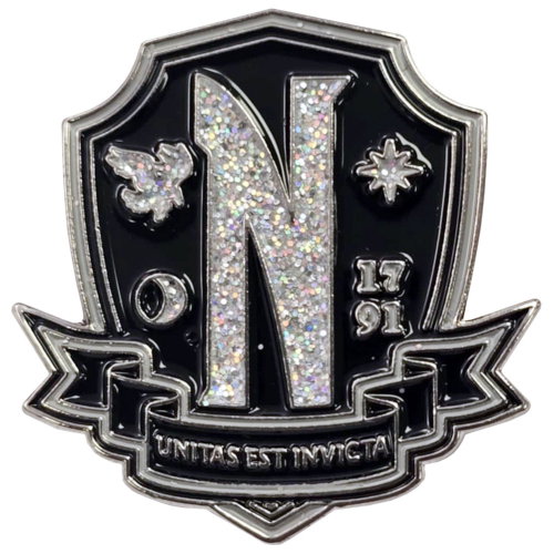 Wednesday Nevermore Pin Badge