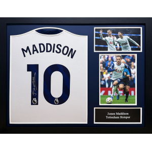 Tottenham Hotspur FC Maddison Signed Shirt (Framed)