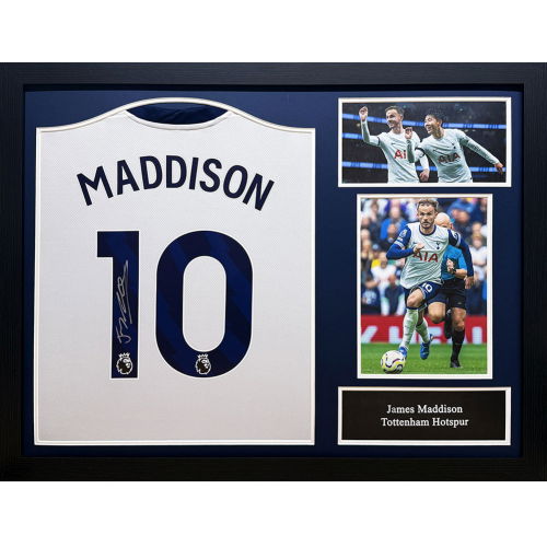 Tottenham Hotspur FC Maddison Signed Shirt (Framed)