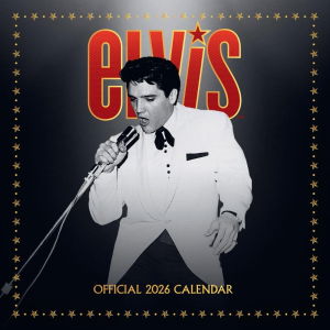 Elvis Presley Square Calendar 2026