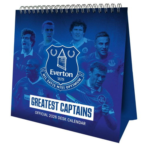 Everton FC Desktop Calendar 2026  Everton FC Desktop Calendar 2026