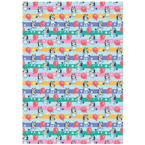 Bluey Balloon Gift Wrap