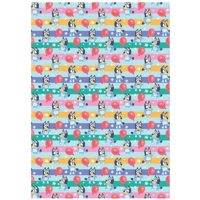 Bluey Balloon Gift Wrap