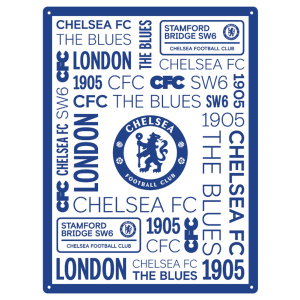 Chelsea FC Large Montage Sign