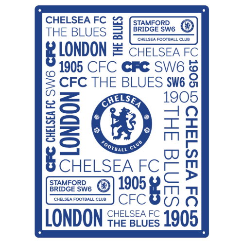 Chelsea FC Large Montage Sign