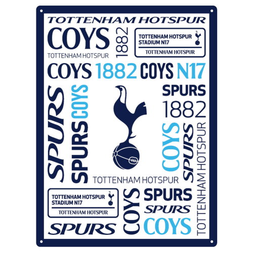 Tottenham Hotspur FC Large Montage Sign