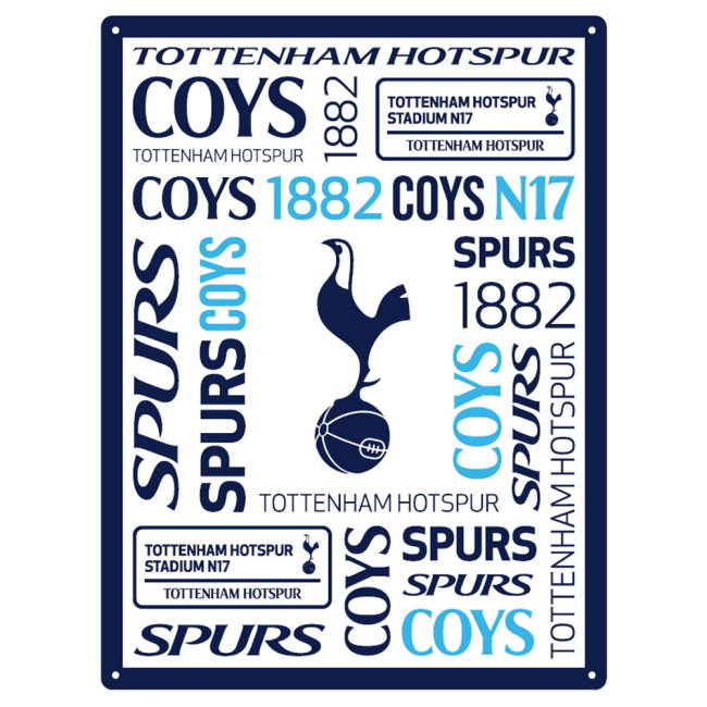 Tottenham Hotspur FC Large Montage Sign