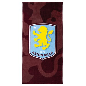 Aston Villa FC Shadow Crest Towel