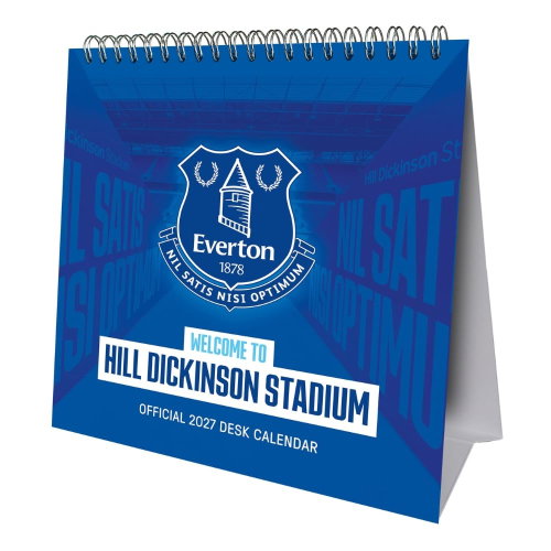 Everton FC Desktop Calendar 2027