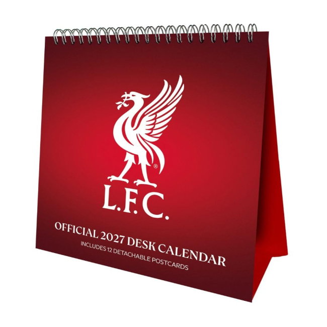 Liverpool FC Desktop Calendar 2027