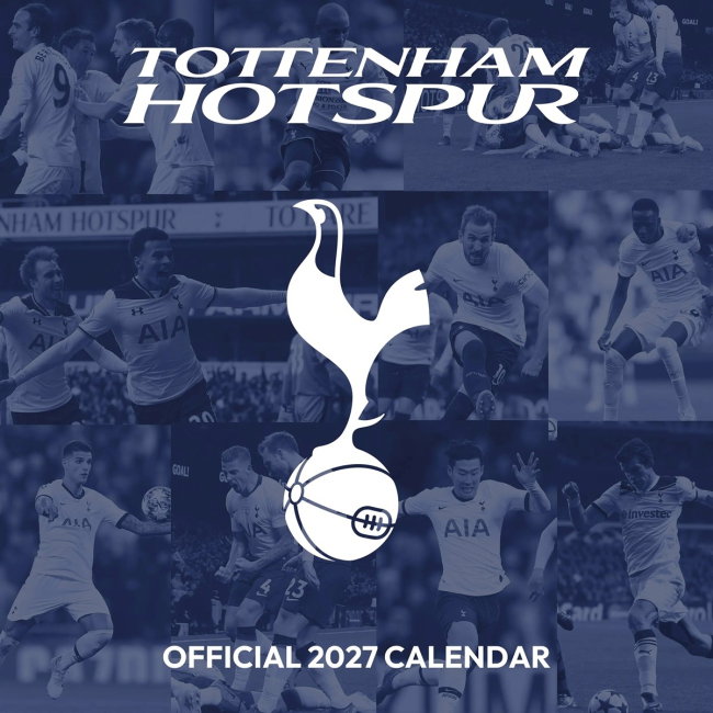 Tottenham Hotspur FC Legends Square Calendar 2027