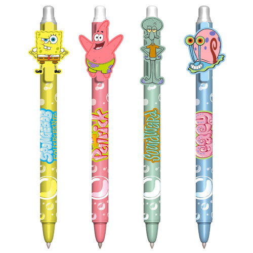 SpongeBob SquarePants 4pk Erasable Gel Pen Set SpongeBob SquarePants 4pk Erasable Gel Pen Set